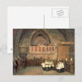 Vespers in der Kirche Saint Francis Postkarte (Vorne/Hinten)