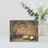 Vespers in der Kirche Saint Francis Postkarte (Stehend Vorderseite)