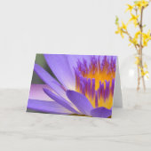 Vesta Blue Greeting Card Karte (Gelbe Blume)