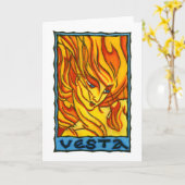 Vesta Greeting Card Karte (Gelbe Blume)