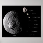 Vesta und Asteroid Gallery Poster (Vorne)