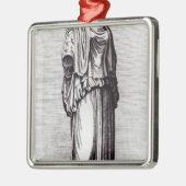 Vestal-Jungfrau, c.1653 Ornament Aus Metall (Links)