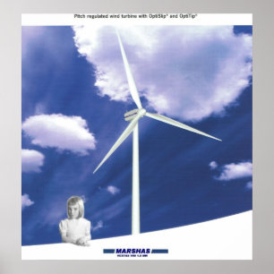VESTAS V-80 Windkraftanlagen Poster