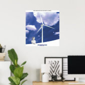 VESTAS V-80 Windkraftanlagen Poster (Heimbüro)
