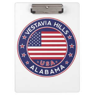 Vestavia Hills, Alabama Klemmbrett