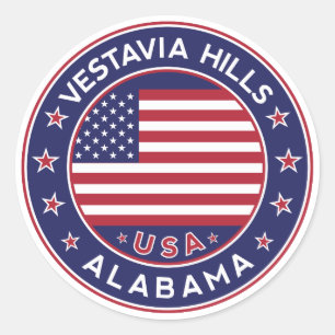 Vestavia Hills, Alabama Runder Aufkleber