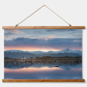 Vesterålen-Inseln Norwegen Wandteppich Mit Holzrahmen