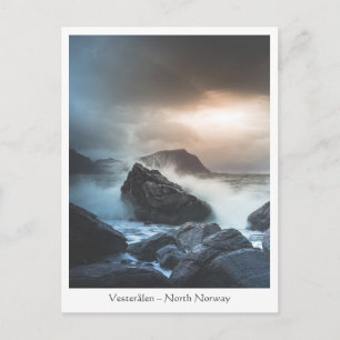 Vesterålen Norway Seascape Photo Postkarte