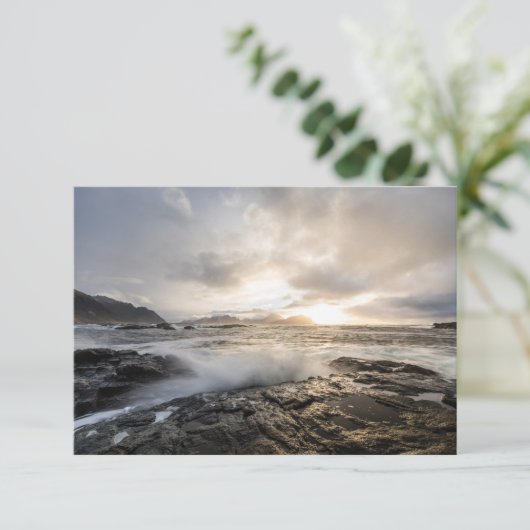 Vesteralen Seascape Card (Stehend Vorderseite)