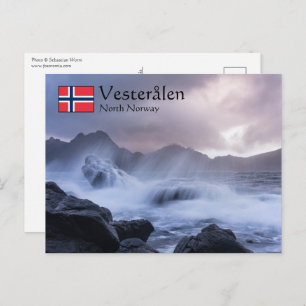 Vesterinseln Norwegen Postkarte