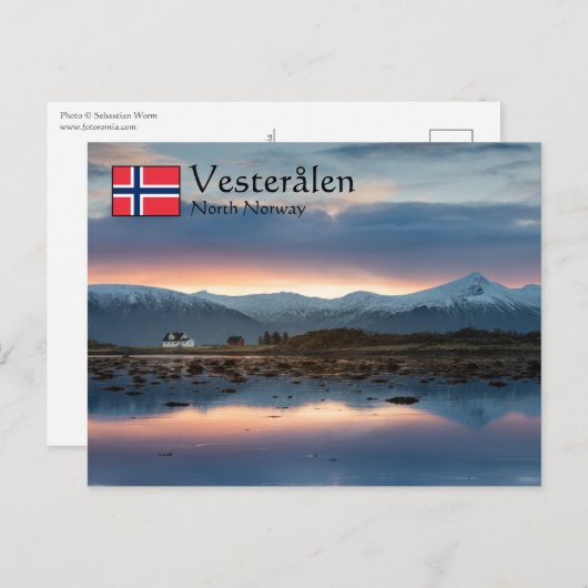 Vesterinseln Norwegen Postkarte (Vorne/Hinten)