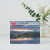 Vesterinseln Norwegen Postkarte (Stehend Vorderseite)