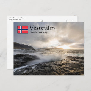 Vesterinseln Norwegen Postkarte