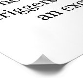 Vestibulo Ocular Reflex VOR Augenbewegung stabilis Poster (Ecke)