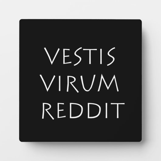 Vestis virum reddit fotoplatte (Vorderseite)