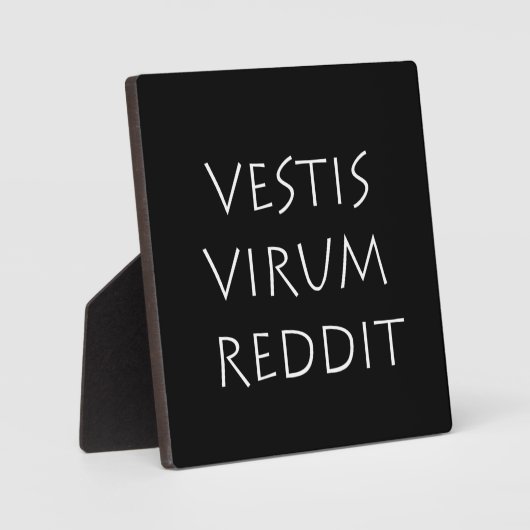 Vestis virum reddit fotoplatte (Vorderseite)