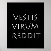 Vestis virum reddit poster (Vorne)