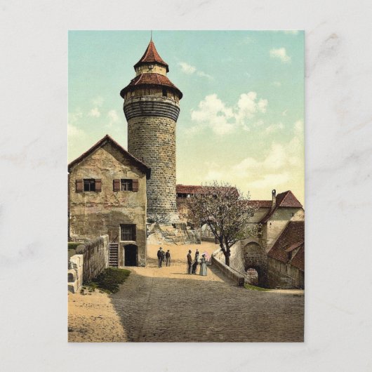 Vestner Tower, Nürnberg, Bayern, Deutschland, selt Postkarte (Vorderseite)