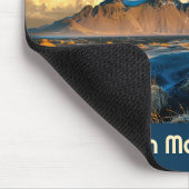 Vestrahorn-Gebirge mit benutzerdefiniertem Text, I Mousepad (Ecke)