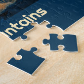 Vestrahorn-Gebirge mit benutzerdefiniertem Text, I Puzzle (Seite)