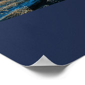 Vestrahorn Mountains, Island Poster (Ecke)