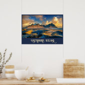 Vestrahorn Mountains, Island Poster (Küche)