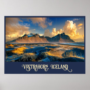 Vestrahorn Mountains, Island Poster