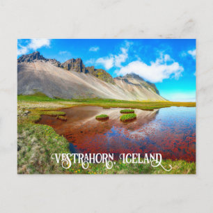 Vestrahorn Mountains, Island Postkarte