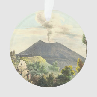 Vesuv aktiver Vulkan 1832 Neapel Italien Ornament