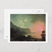 Vesuv aus Posillipo, c.1788 (Öl auf Tafel) Postkarte (Vorne/Hinten)