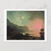 Vesuv aus Posillipo, c.1788 (Öl auf Tafel) Postkarte (Vorderseite)