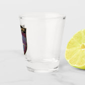 Vesuv Golf von Neapel Abzeichen Vintag Schnapsglas (Rechts)