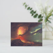 Vesuv in Eruption Postkarte (Stehend Vorderseite)