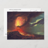 Vesuv in Eruption Postkarte (Vorne/Hinten)