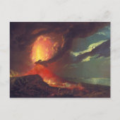 Vesuv in Eruption Postkarte (Vorderseite)