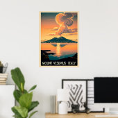 Vesuv Italien V06 Poster (Heimbüro)