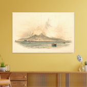 Vesuv Leinwanddruck (Insitu (Wohnzimmer))
