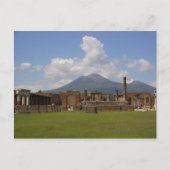 Vesuv, Pompeji Postkarte (Vorderseite)