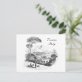Vesuv-Vulkan und Neapel Vintage Postkarte (Stehend Vorderseite)