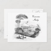 Vesuv-Vulkan und Neapel Vintage Postkarte (Vorne/Hinten)