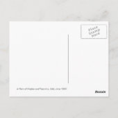 Vesuv-Vulkan und Neapel Vintage Postkarte (Rückseite)