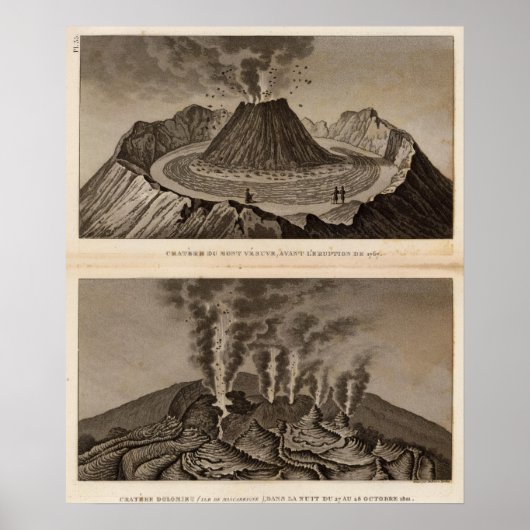 Vesuve, Dolomieu Poster (Vorne)