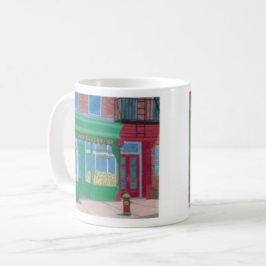 Vesuvio Bäckerei Kaffeetasse (Vorderseite Links)