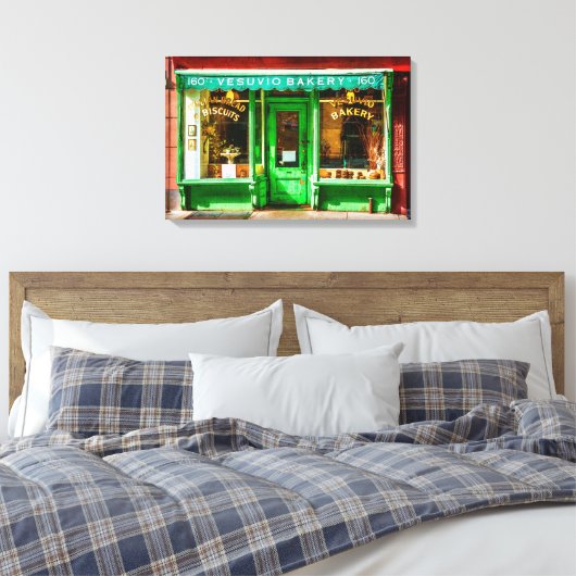 Vesuvio Bäckerei Wrapped Canvas Leinwanddruck (Insitu (Schlafzimmer))