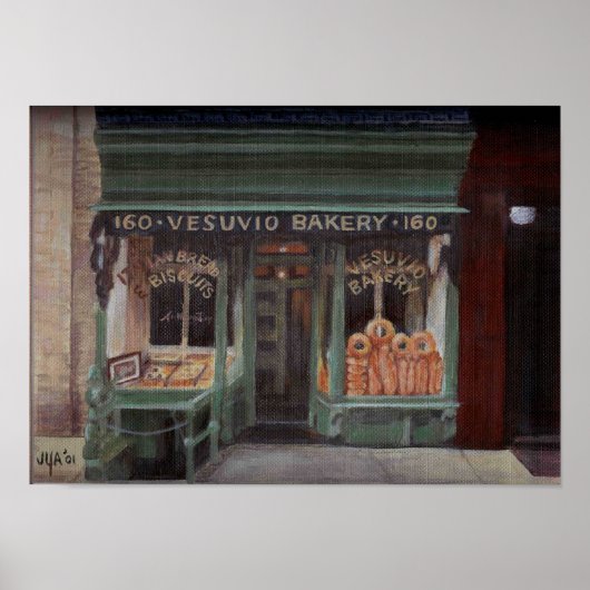 Vesuvio Bakery NYC Poster (Vorne)