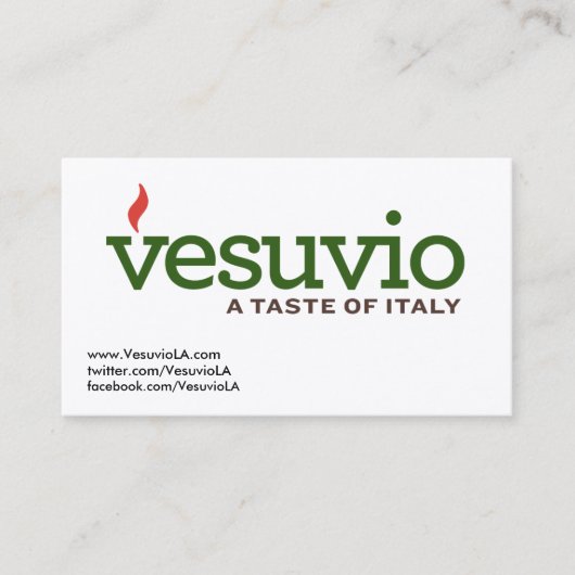 VESUVIO KARTEN (Vorderseite)