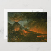 Vesuvius Eruption Postkarte (Vorne/Hinten)