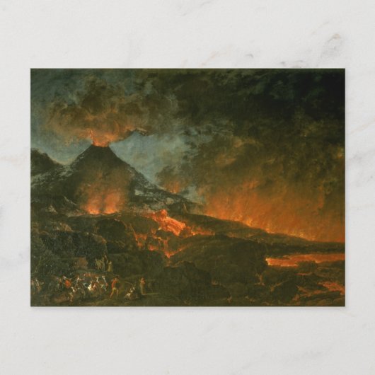 Vesuvius Eruption Postkarte (Vorderseite)