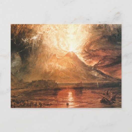 Vesuvius Eruption Postkarte (Vorderseite)