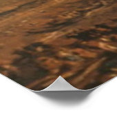 Vesuvius Eruptionskanvas drucken Poster (Ecke)